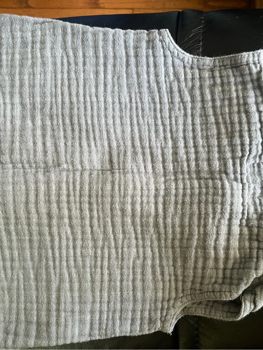 Mushie sleep sack blanket, organic cotton, set of 2, size 0-6 months